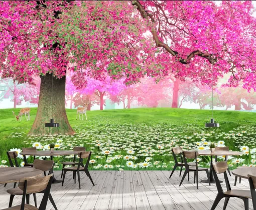 Tranh dán tường khổ lớn phong cảnh thiên nhiên TDT578