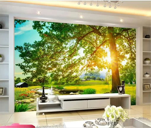 Tranh dán tường khổ lớn phong cảnh thiên nhiên TDT331
