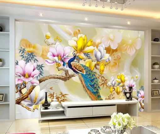 Tranh dán tường 3D khổ lớn công thành danh toại TDT332