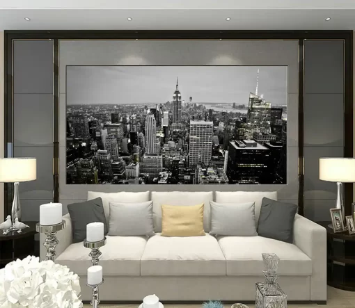 Tranh dán tường khổ lớn phong cảnh thành phố TDT336