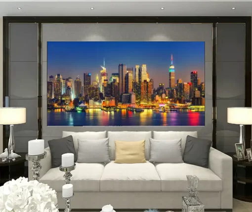 Tranh dán tường khổ lớn phong cảnh thành phố TDT337