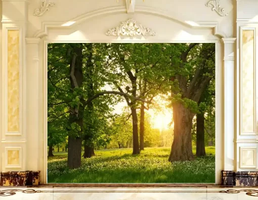 Tranh dán tường khổ lớn phong cảnh thiên nhiên TDT338