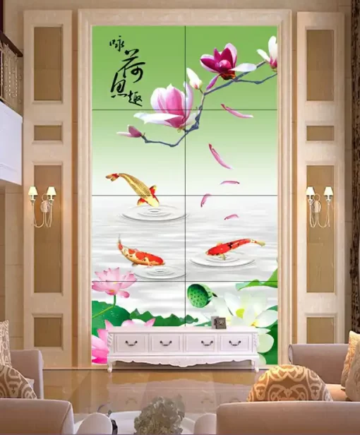 Tranh dán tường khổ lớn phong cảnh nghệ thuật TDT352