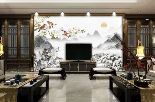 Tranh pvc tráng gương ốp tường TC03