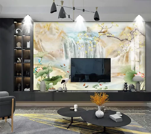 Tranh pvc tráng gương ốp tường TC04