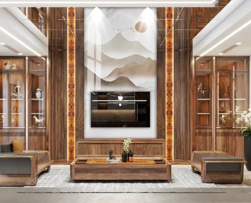 Tranh pvc tráng gương ốp tường TC09