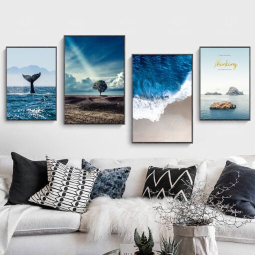 Tranh phong cảnh biển bắc âu TG4093