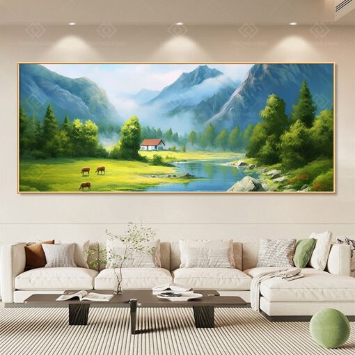 Tranh phong cảnh núi non hùng vĩ TG4044