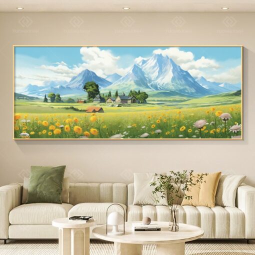 Tranh phong cảnh núi non hùng vĩ TG4038