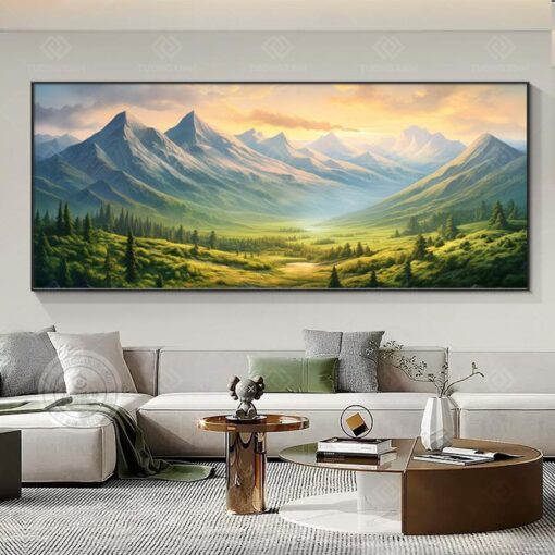 Tranh phong cảnh núi non hùng vĩ TG4037