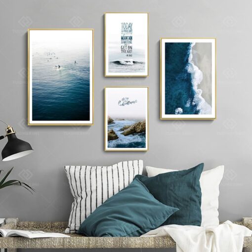 Tranh phong cảnh biển bắc âu TG4099