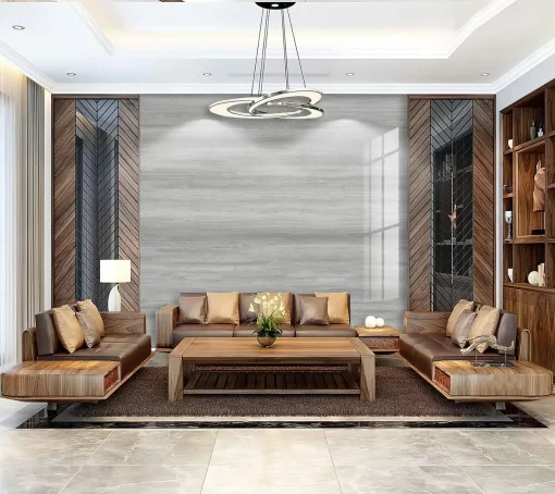 Tranh pvc tráng gương ốp tường vân đá TC906