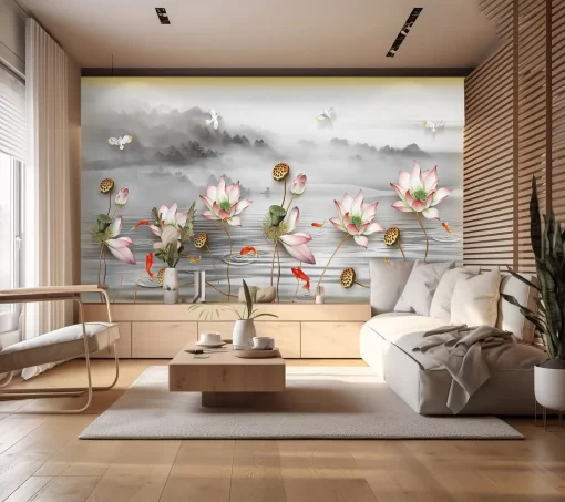 Tranh pvc tráng gương ốp tường TC813