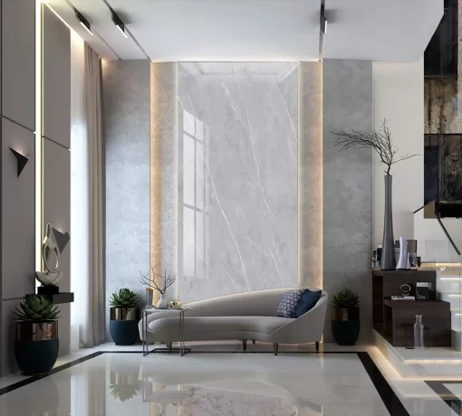 Tranh pvc ốp tường vân đá thông tầng TC410