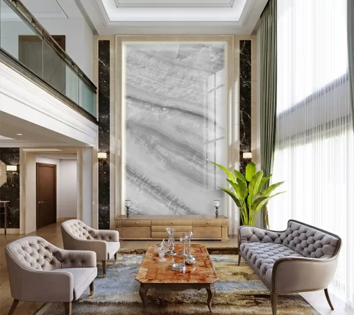 Tranh pvc ốp tường vân đá thông tầng TC139