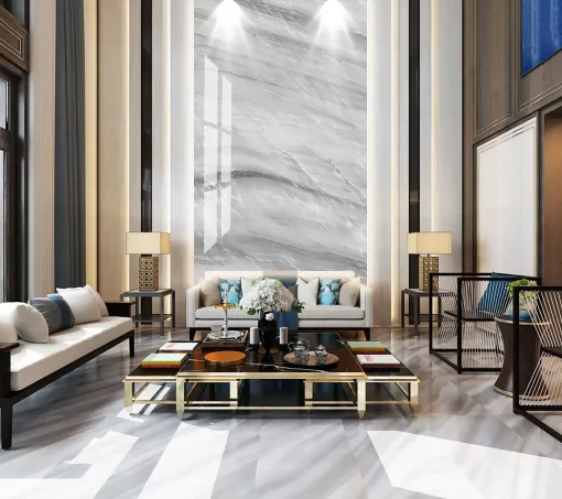 Tranh pvc ốp tường vân đá thông tầng TC142