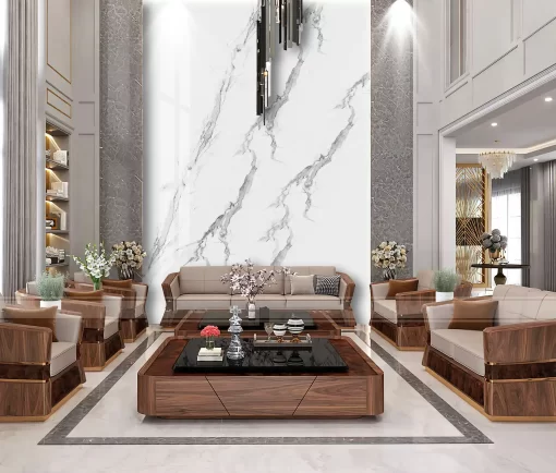 Tranh pvc ốp tường vân đá thông tầng TC277