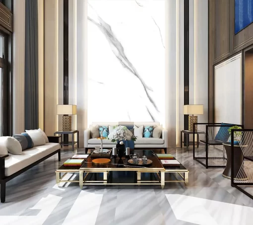 Tranh pvc ốp tường vân đá thông tầng TC294