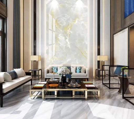 Tranh pvc ốp tường vân đá thông tầng TC308