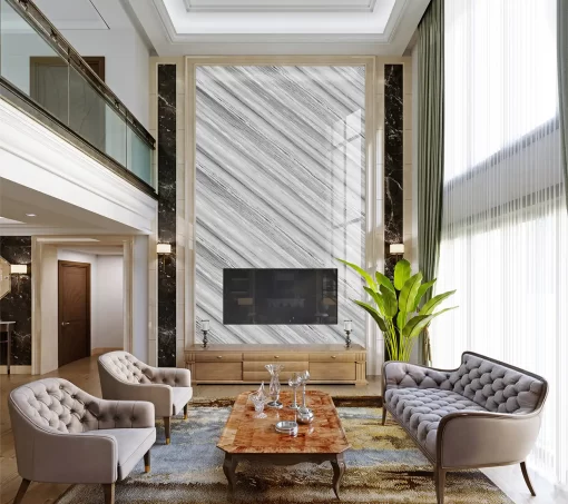 Tranh pvc ốp tường vân đá thông tầng TC360