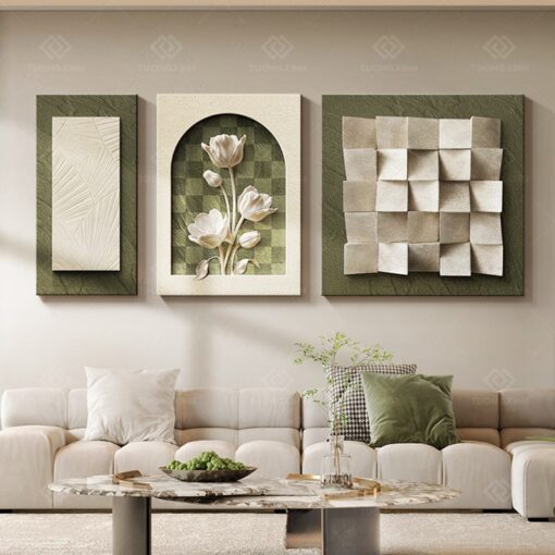 Tranh hoa trừu tượng TG3983