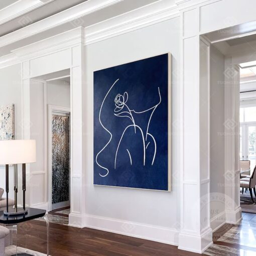 Tranh cô gái trừu tượng nghệ thuật TG3860