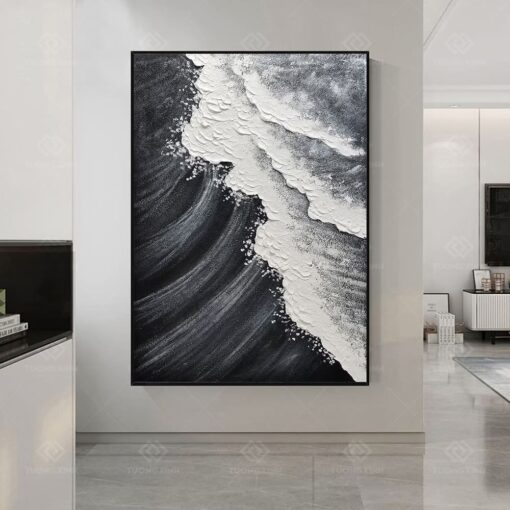 Tranh phong cảnh biển trừu tượng nghệ thuật TG3865