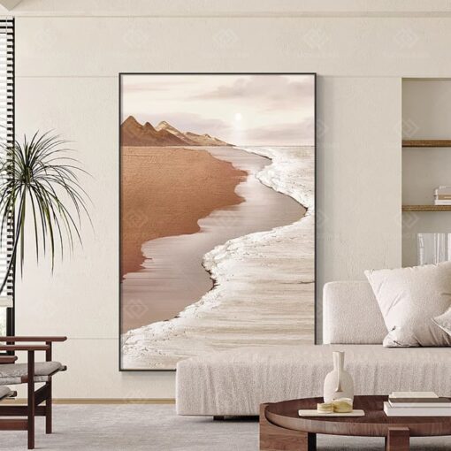 Tranh phong cảnh biển trừu tượng nghệ thuật TG3881