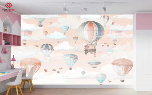 Tranh dán tường 3D trang trí cho bé TDT1192