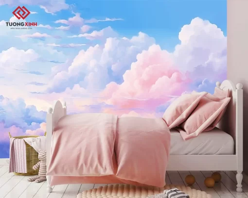 Tranh dán tường 3D trang trí phòng ngủ cho bé TDT1185