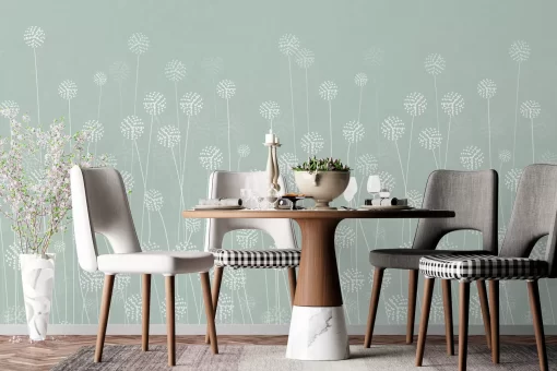 Tranh dán tường 3D bông hoa nghệ thuật TDT685