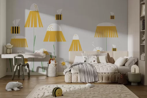 Tranh dán tường 3D trang trí phòng ngủ cho bé TDT689