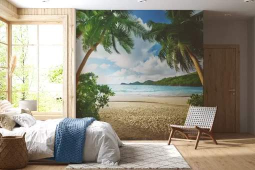 Tranh dán tường 3D phong cảnh biển TDT703