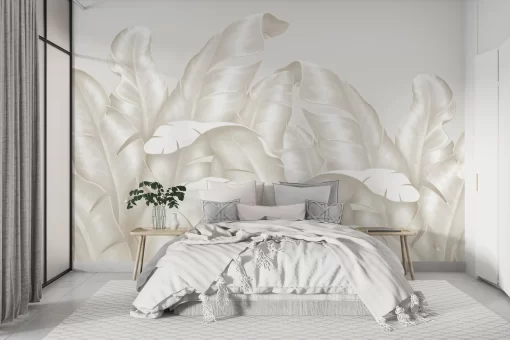 Tranh dán tường 3D lá cây nghệ thuật TDT704