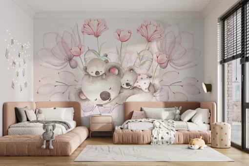 Tranh dán tường 3D trang trí phòng ngủ cho bé TDT739