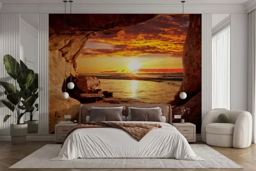 Tranh dán tường 3D phong cảnh biển TDT757