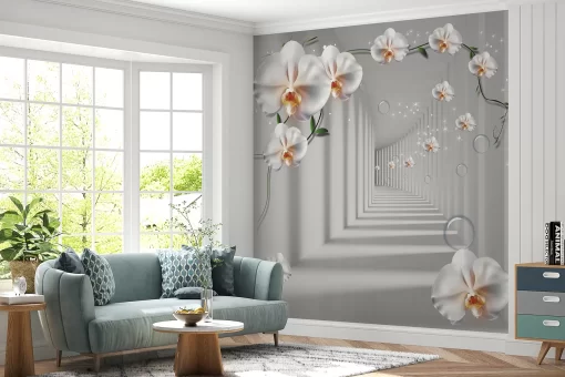 Tranh dán tường 3D tạo chiều sâu mở rộng không gian TDT761