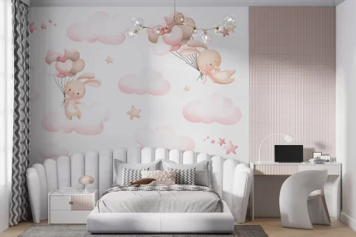 Tranh dán tường 3D trang trí phòng ngủ cho bé TDT1083