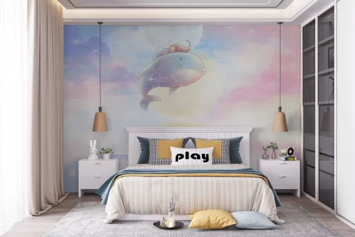 Tranh dán tường 3D trang trí phòng ngủ cho bé TDT1104