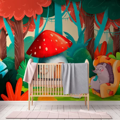 Tranh dán tường 3D trang trí phòng ngủ cho bé TDT1138