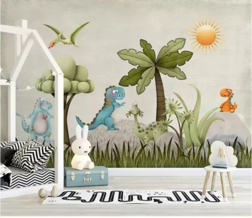 Tranh dán tường 3D trang trí phòng ngủ cho bé TDT1141