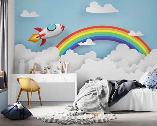 Tranh dán tường 3D trang trí phòng ngủ cho bé TDT1144