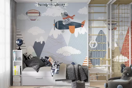 Tranh dán tường 3D trang trí phòng ngủ cho bé TDT1156