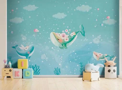 Tranh dán tường 3D trang trí cho bé TDT1159