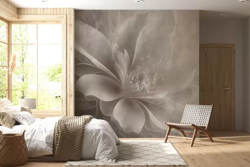 Tranh dán tường 3D bông hoa nghệ thuật TDT583