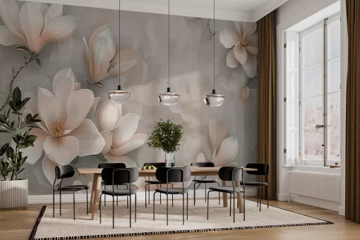 Tranh dán tường 3D bông hoa nghệ thuật TDT625