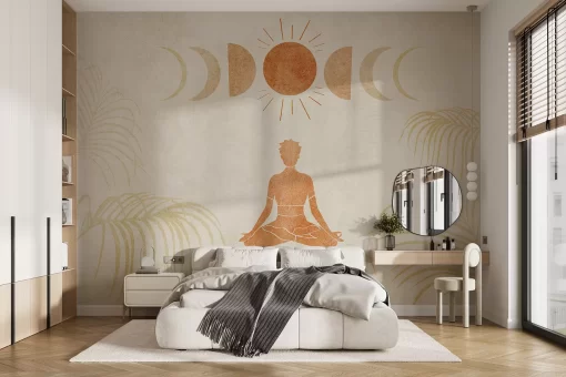 Tranh dán tường 3D trừu tượng nghệ thuật TDT635