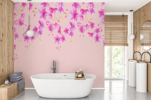 Tranh dán tường 3D bông hoa nghệ thuật TDT680