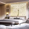 Tranh dán tường 3D cây hoa nghệ thuật TDT1411