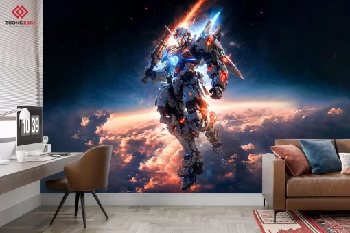 Tranh dán tường 3D hoạt hình Anime TDT1288